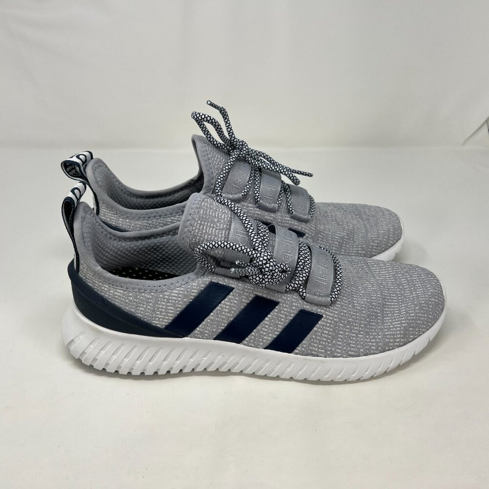 New Adidas Kaptir Running Shoes Mens 9 Gray Cloud Foam Sneakers GZ8600 - Picture 3 of 10
